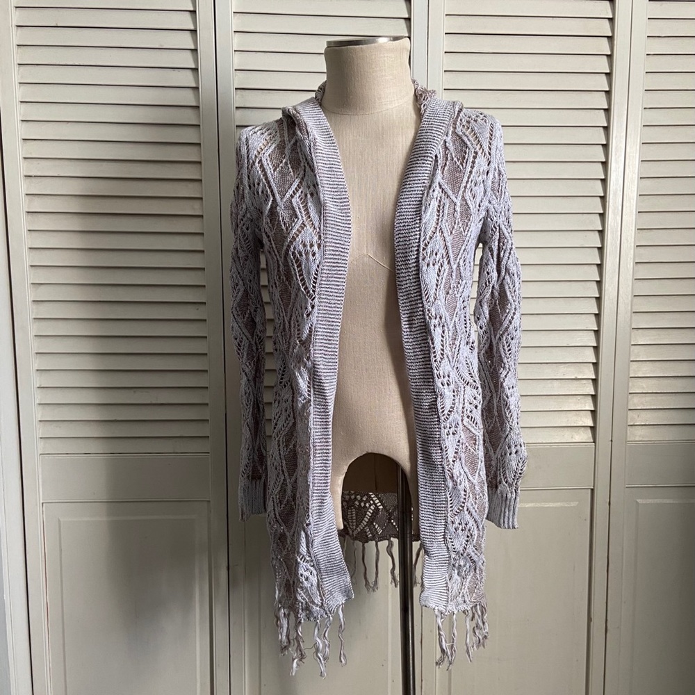 NWT Maurices Fringe Cardigan